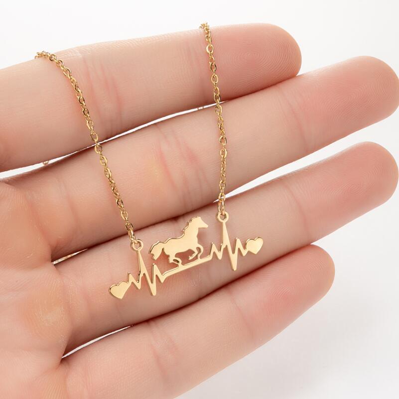 Ins Light Luxury Personality Cute Cartoon Animal Pendant Necklace