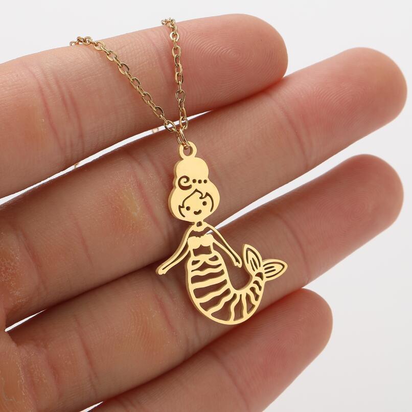 Ins Light Luxury Personality Cute Cartoon Animal Pendant Necklace