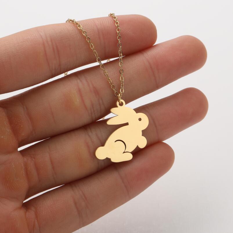 Ins Light Luxury Personality Cute Cartoon Animal Pendant Necklace