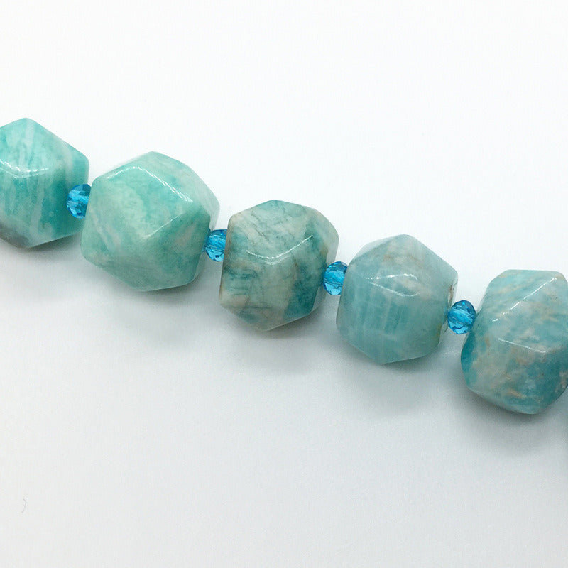 Natural Amazonite Loose Bead Necklace