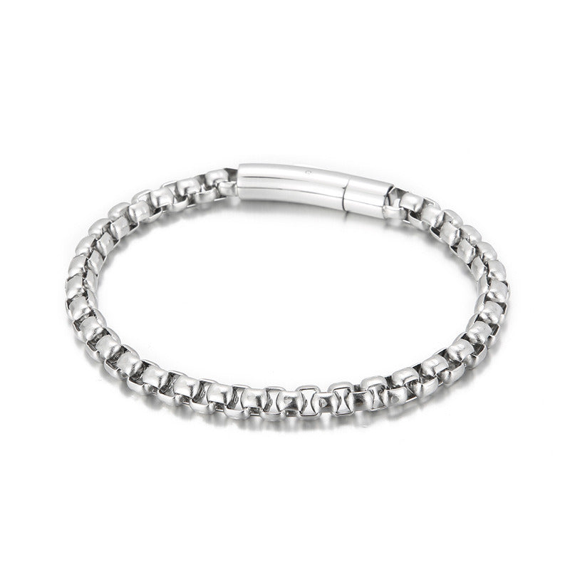 Men's Creative Hip Hop Stainless Steel Bracelet