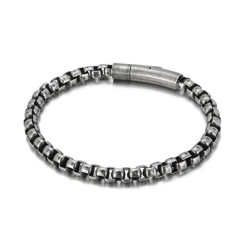 Men's Creative Hip Hop Stainless Steel Bracelet