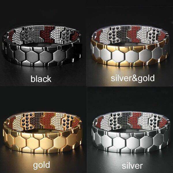 Detachable Bracelet Hexagonal Multi-point Magnet Bracelet Stone Energy Men