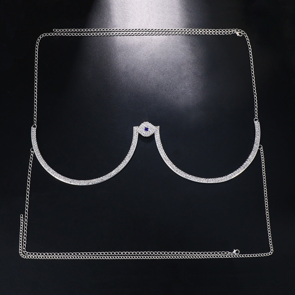 Women's Fashion Summer Rhinestone Body Chain