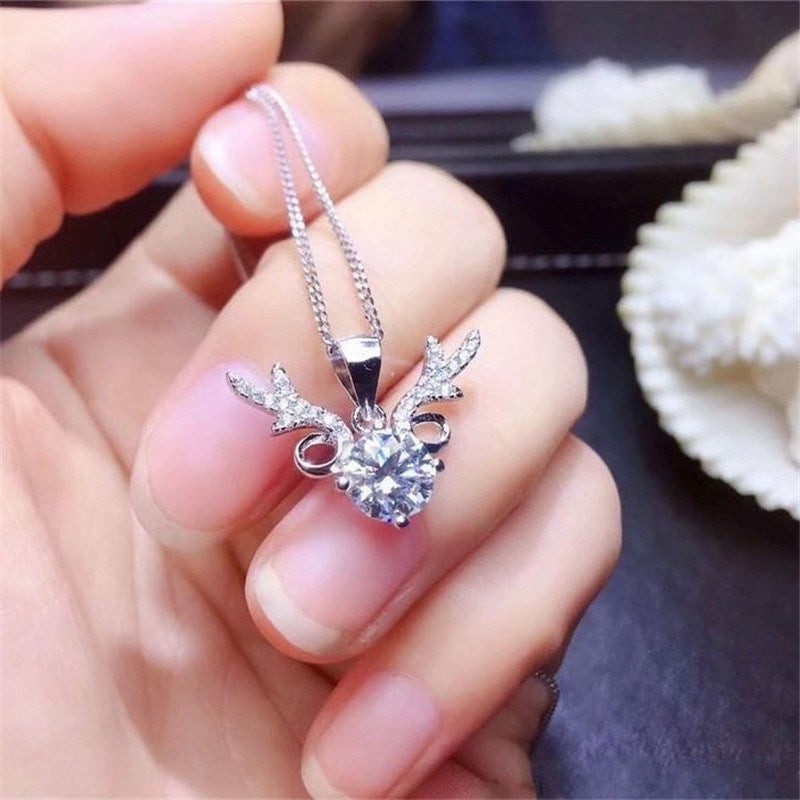 Ladies All The Way With You Moissanite Pendant