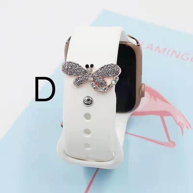 Suitable For Silicone Smart Strap Accessories Decorative Ring