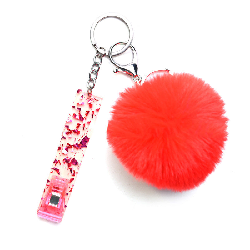 Card Fetcher Plush Keychain Pendant