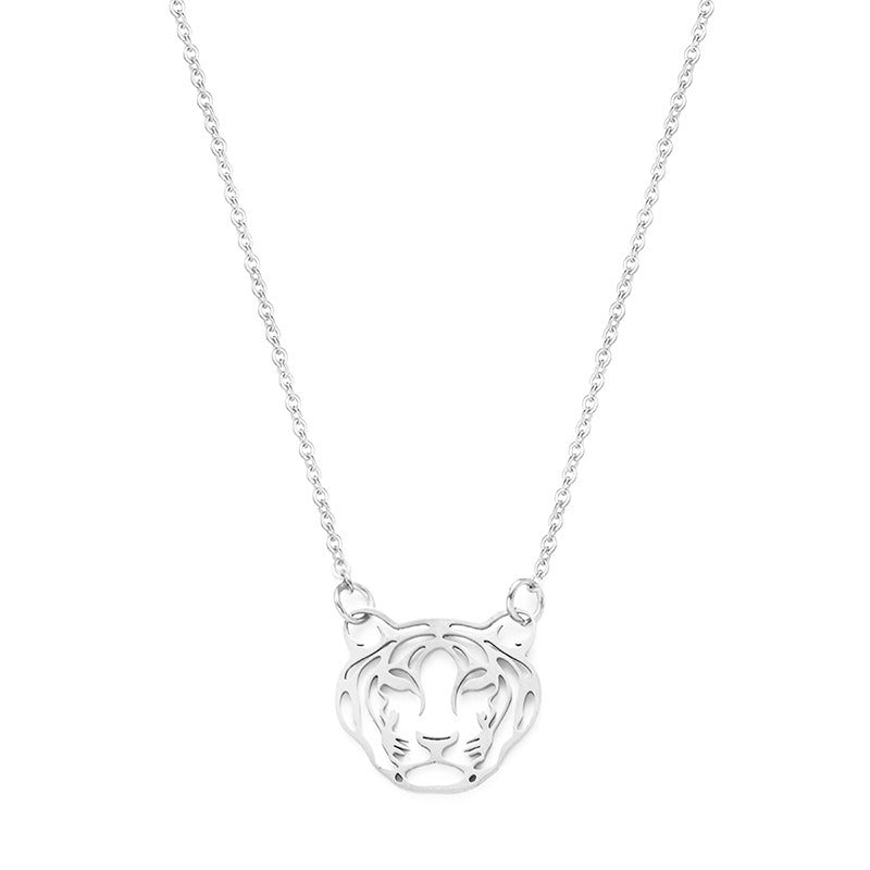 Stainless Steel Fashion All Match Tiger Necklace