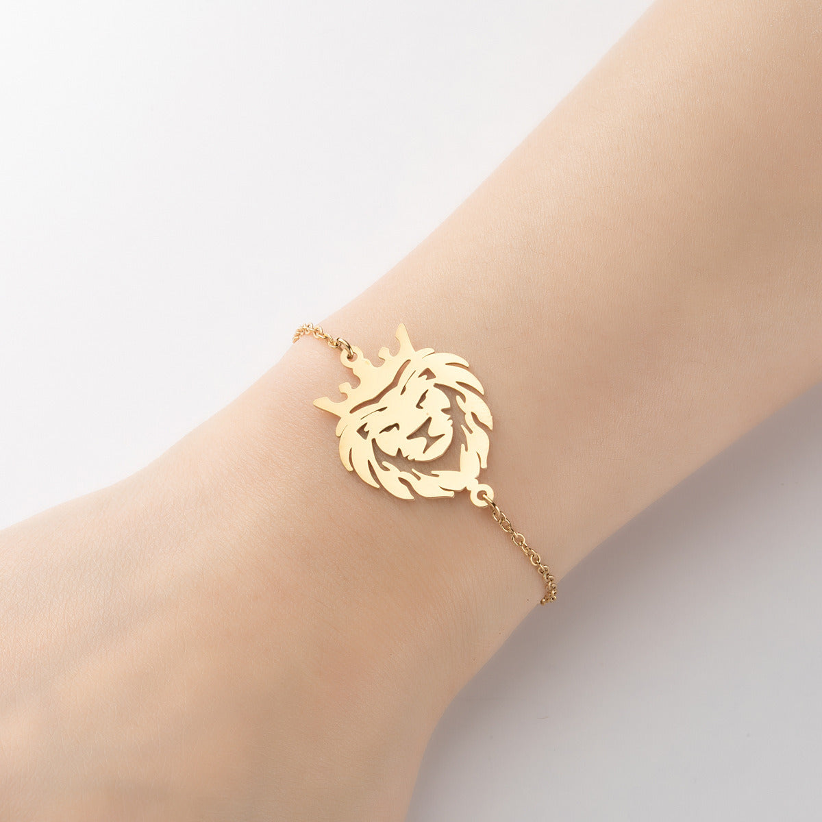 Light Luxury Animal Bracelet Ins Butterfly Bird Crown Lion