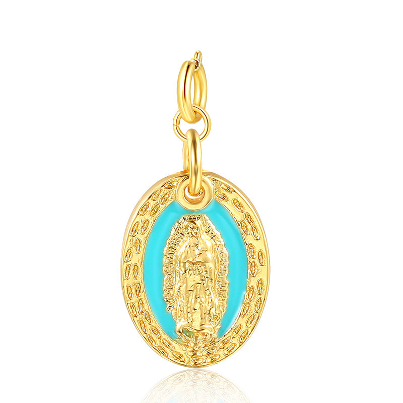 Gold Coin Women's Light Luxury Niche Design Pearl Pendant