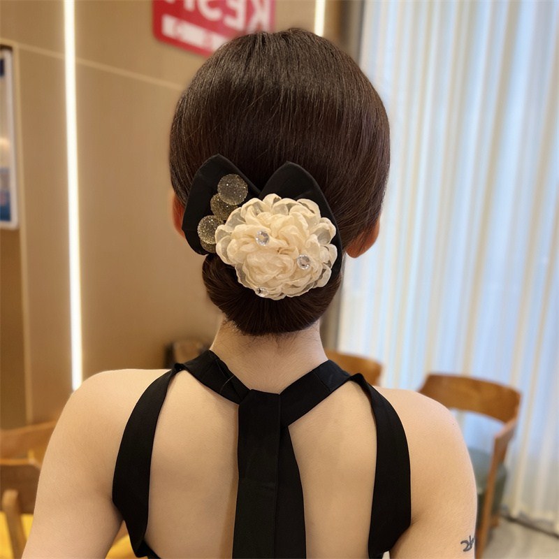 Women's High-end Tulle Hairpin With Bow