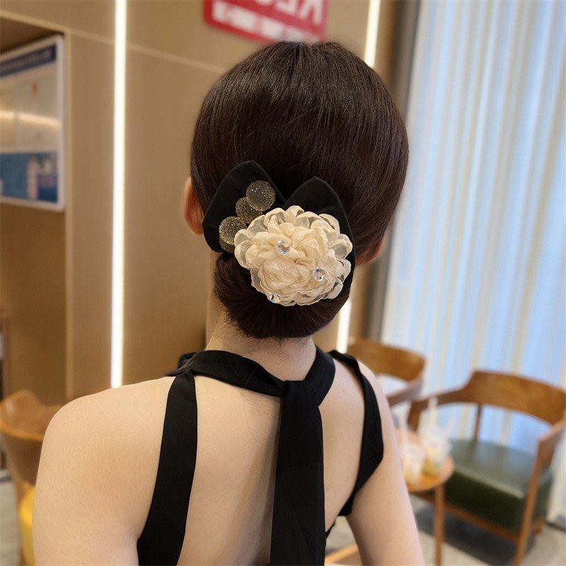 Women's High-end Tulle Hairpin With Bow