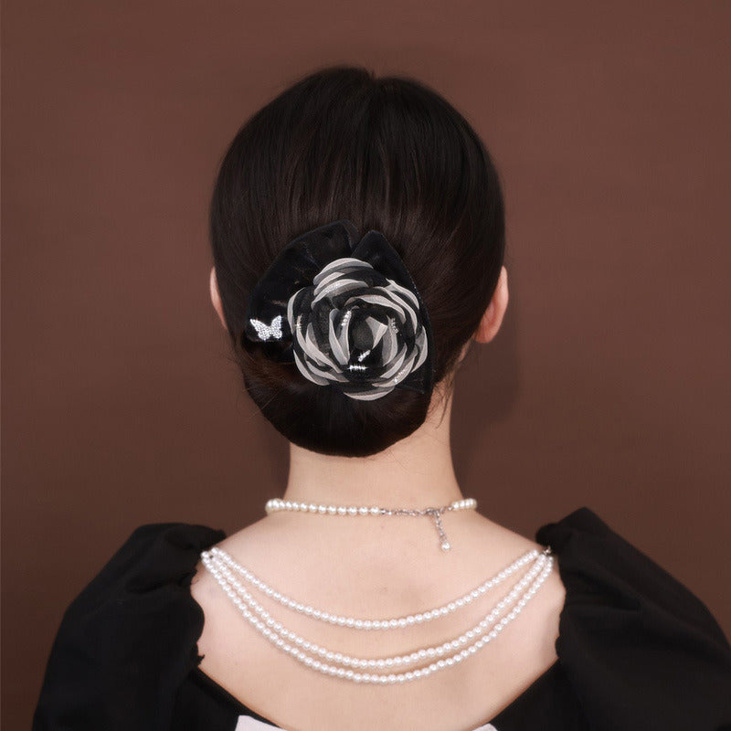 Women's High-end Tulle Hairpin With Bow