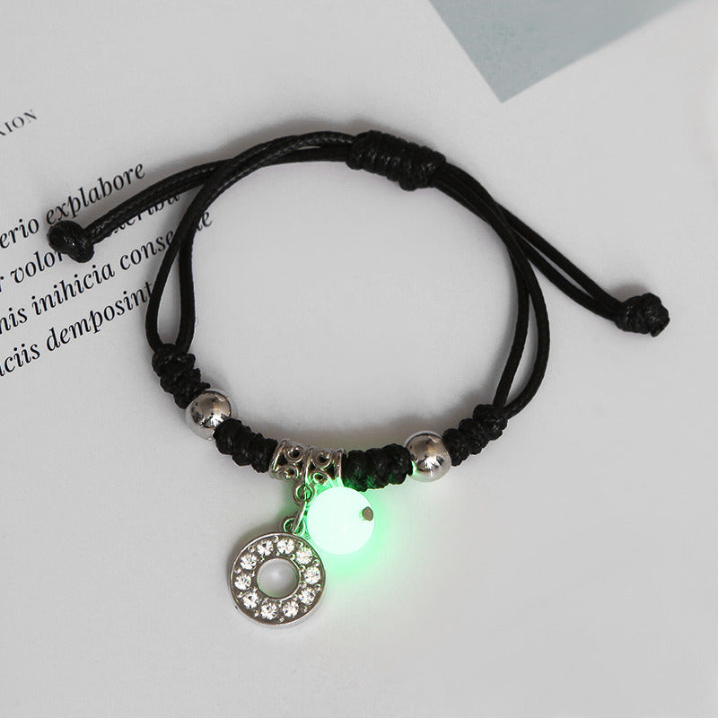 New Luminous English Alphabet Couple Bracelet