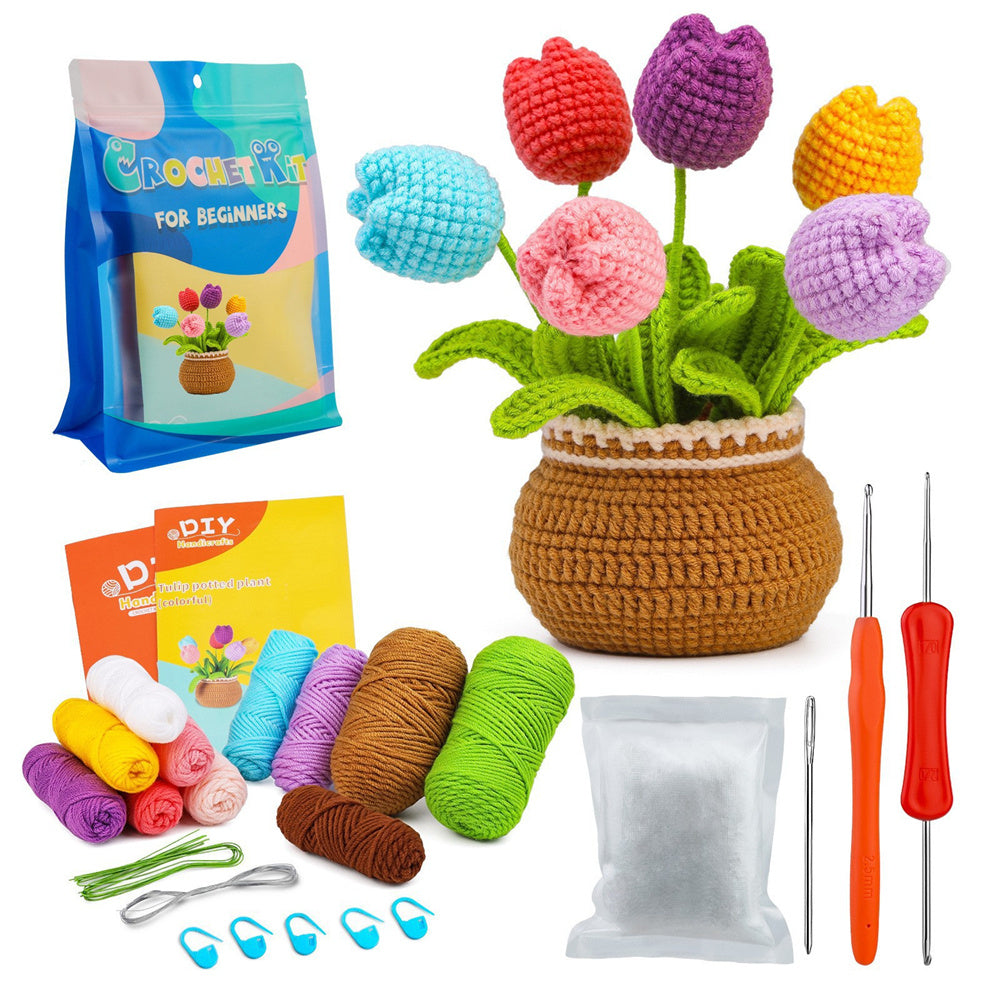 Crochet Kit for Beginners,Crochet Kits for and Adults,Crochet Materials Pack