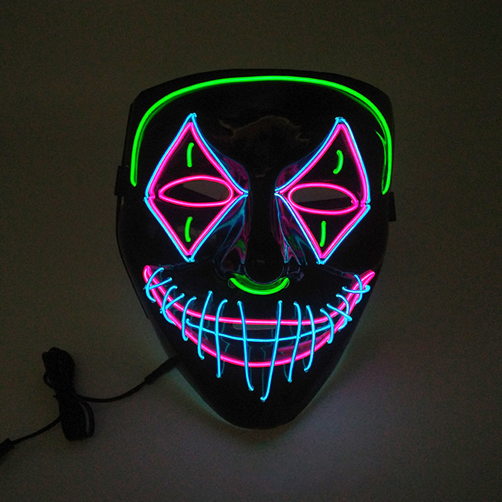 Halloween LED Purge Scary Mask Light Up LED Mask