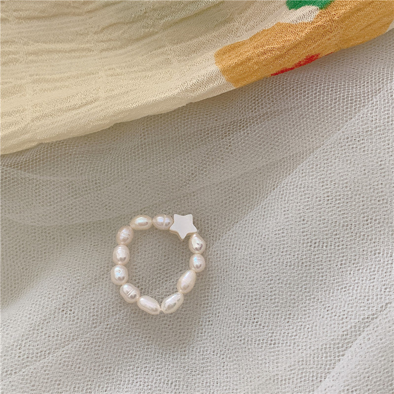 Women's Vintage Natural Pearl Ring