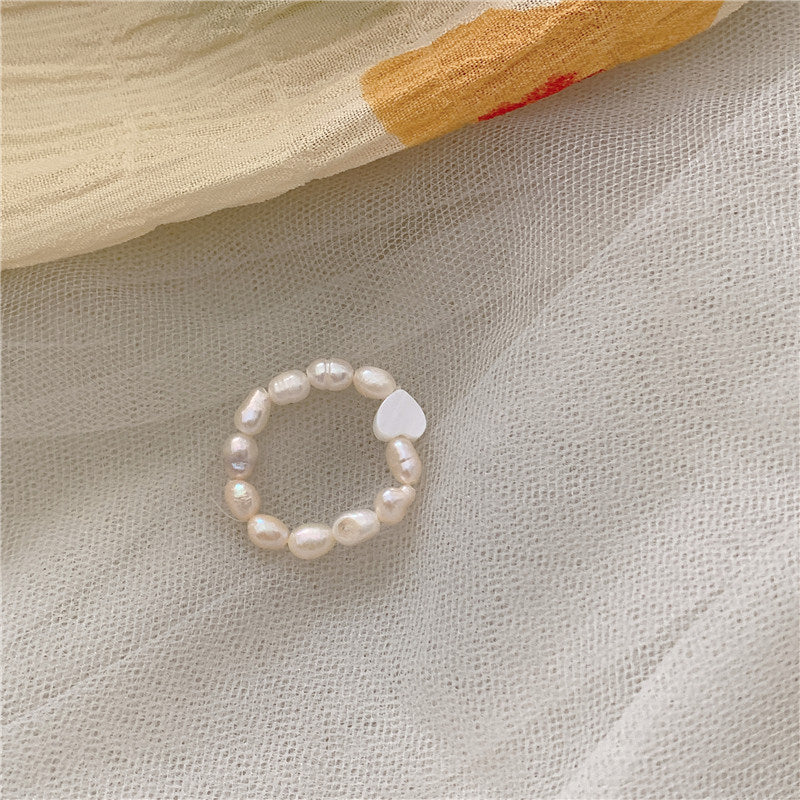 Women's Vintage Natural Pearl Ring