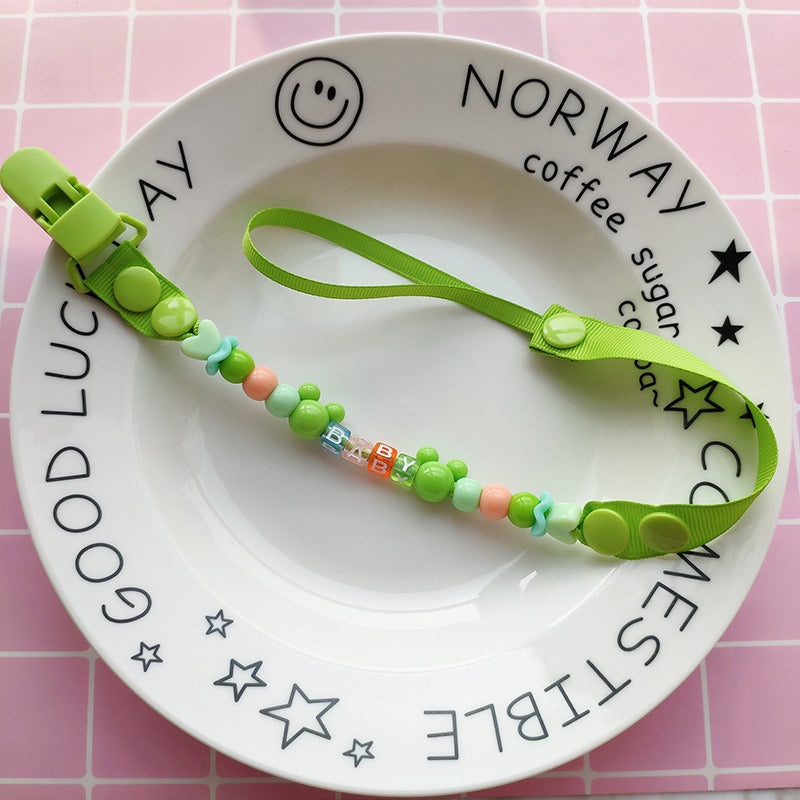 Baby Teether Drop-preventing Chain Pacifier Anti-lost Chain Toy