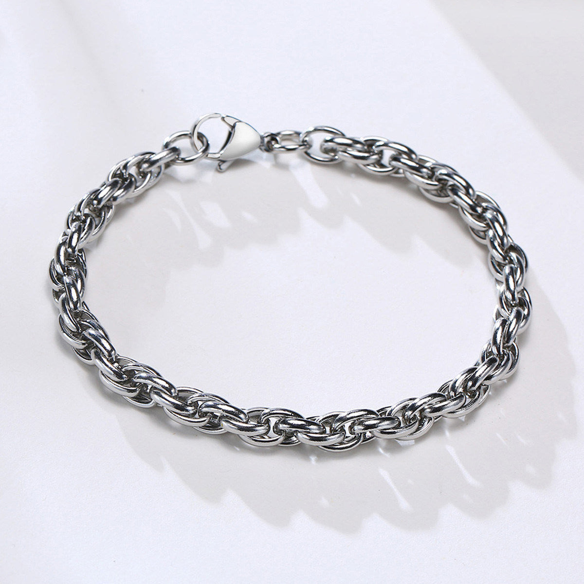 Men's Simple Personality Stainless Steel Trendy Brand Bracelet