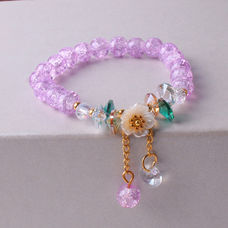 Fashionable Personality Colorful Popcorn Crystal Bracelet