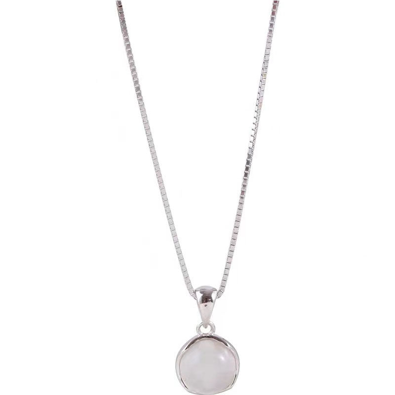 Natural Jade Pendant Necklace Female Clavicle Chain
