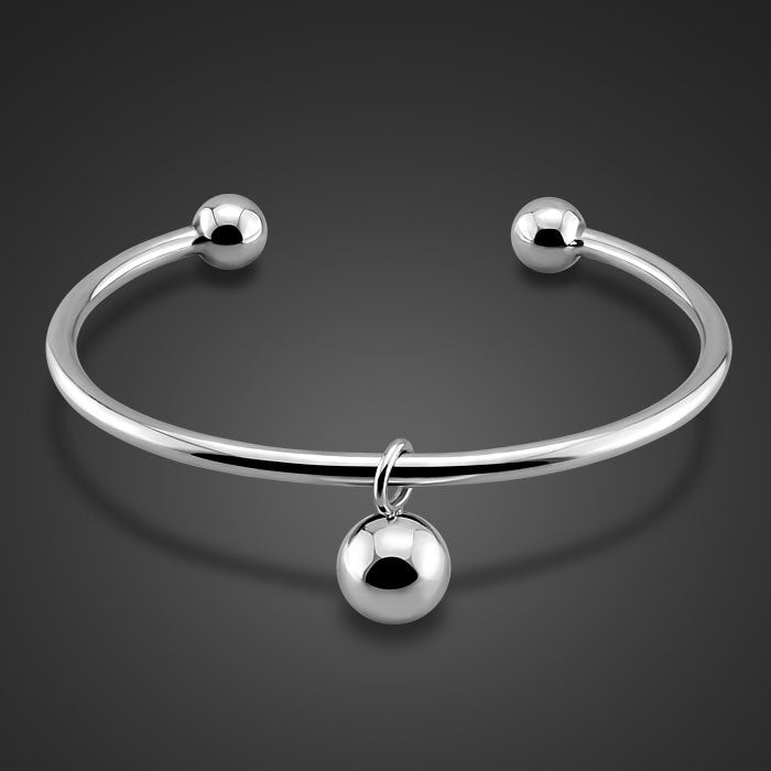 Stylish And Simple Platinum Plated Bracelet For Women