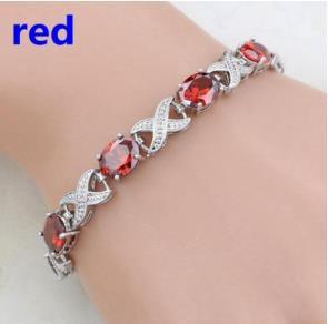 Women's Inlaid Diamond Cross Bracelet