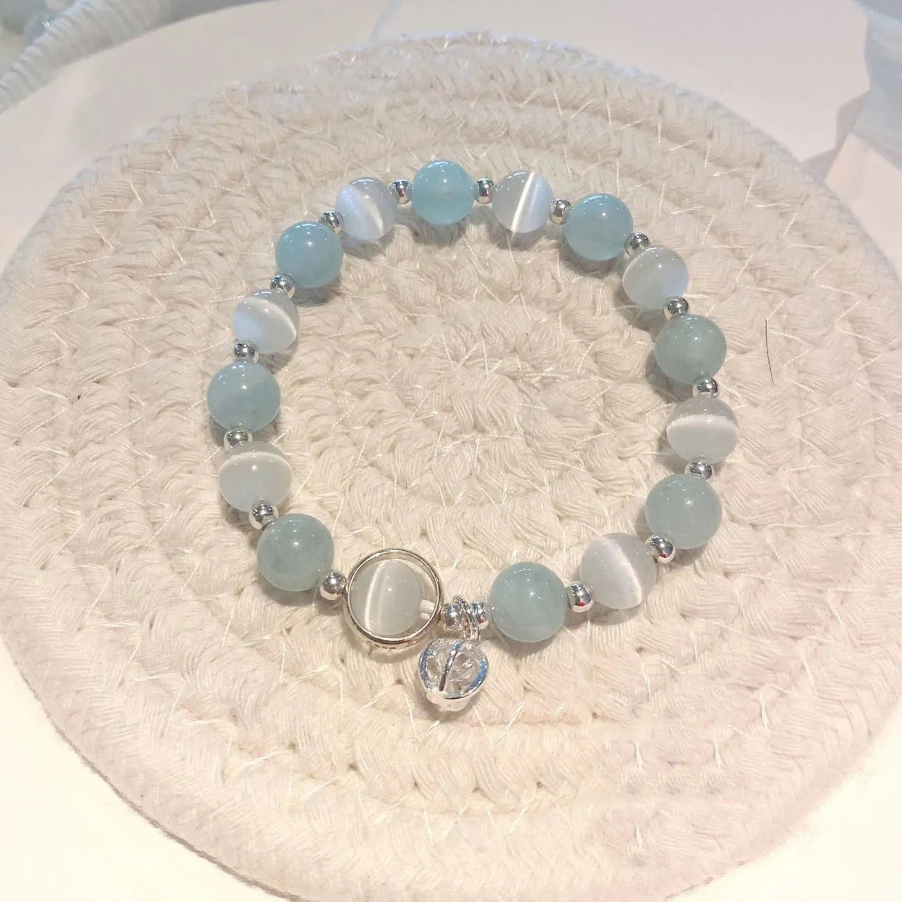 Women's Opal Bell Natural Crystal Bracelet