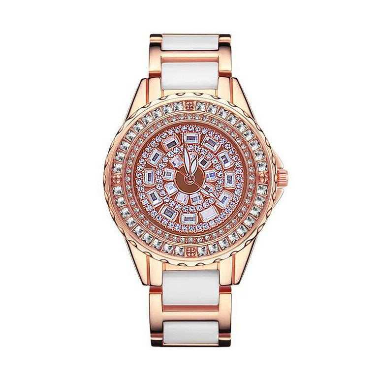 Women's Fashion Simple Full Diamond Watch