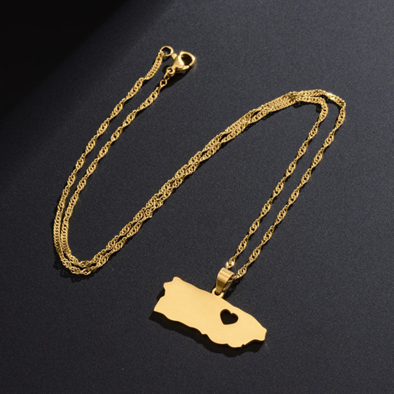 Women's Titanium Steel Water Wave Chain