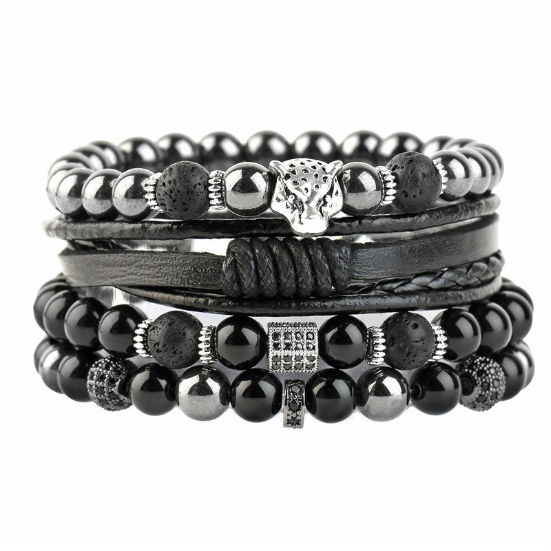 Woven Stone Beaded Multilayer Bracelet