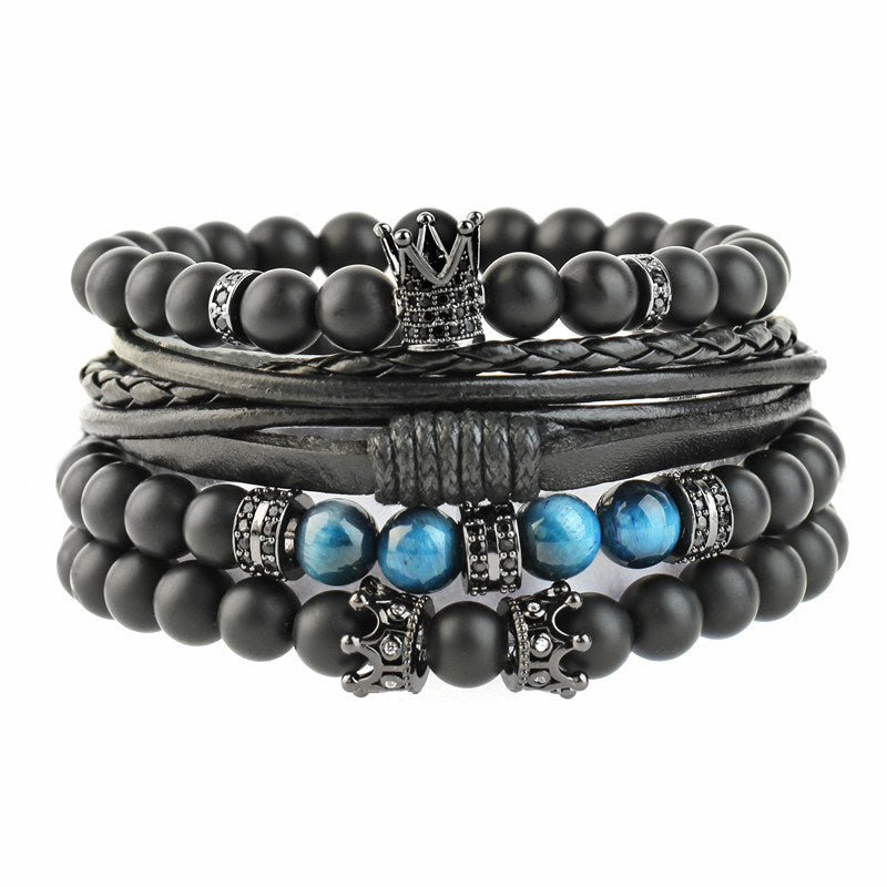 Woven Stone Beaded Multilayer Bracelet