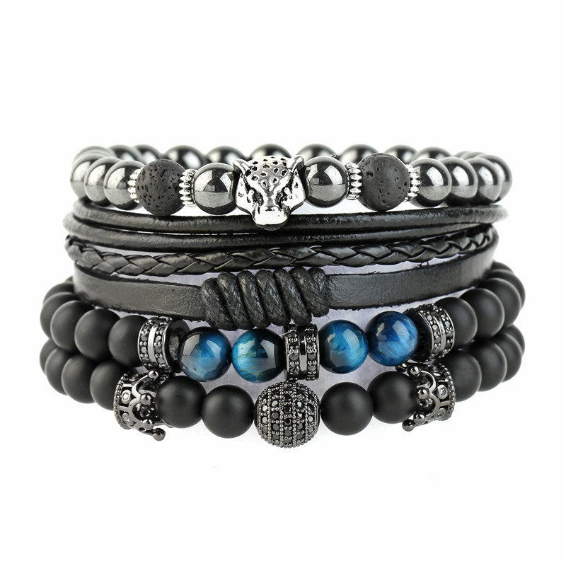 Woven Stone Beaded Multilayer Bracelet