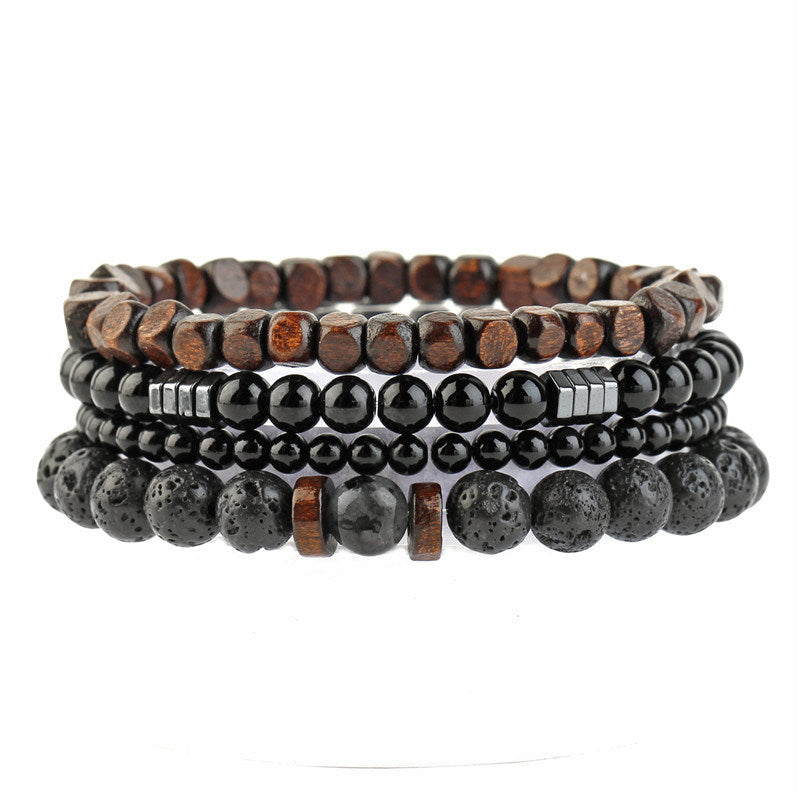 Woven Stone Beaded Multilayer Bracelet