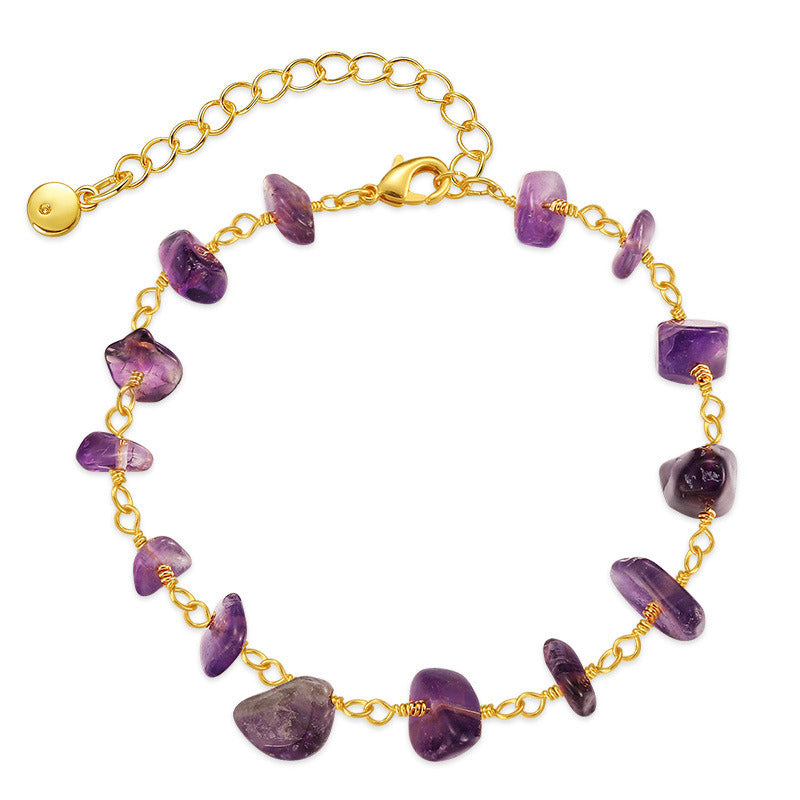 Fashion Crystal Stone Design Irregular Bracelet