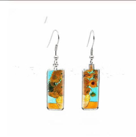 Van Gogh Painting Starry Sky Jewelry Popular Earrings