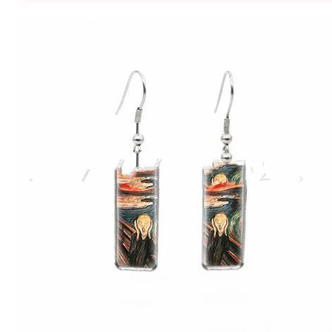 Van Gogh Painting Starry Sky Jewelry Popular Earrings