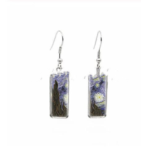 Van Gogh Painting Starry Sky Jewelry Popular Earrings