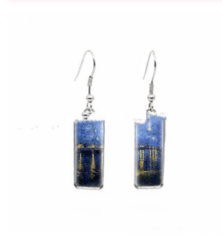 Van Gogh Painting Starry Sky Jewelry Popular Earrings