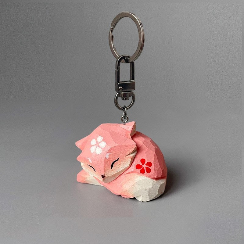 Bag Pendant Presents Peach Blossom To