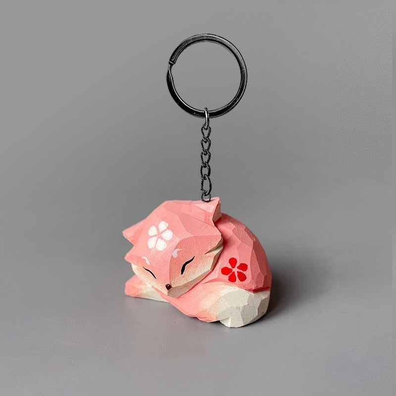 Bag Pendant Presents Peach Blossom To