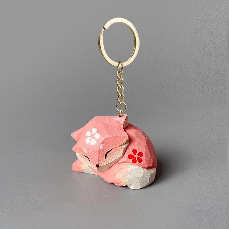 Bag Pendant Presents Peach Blossom To