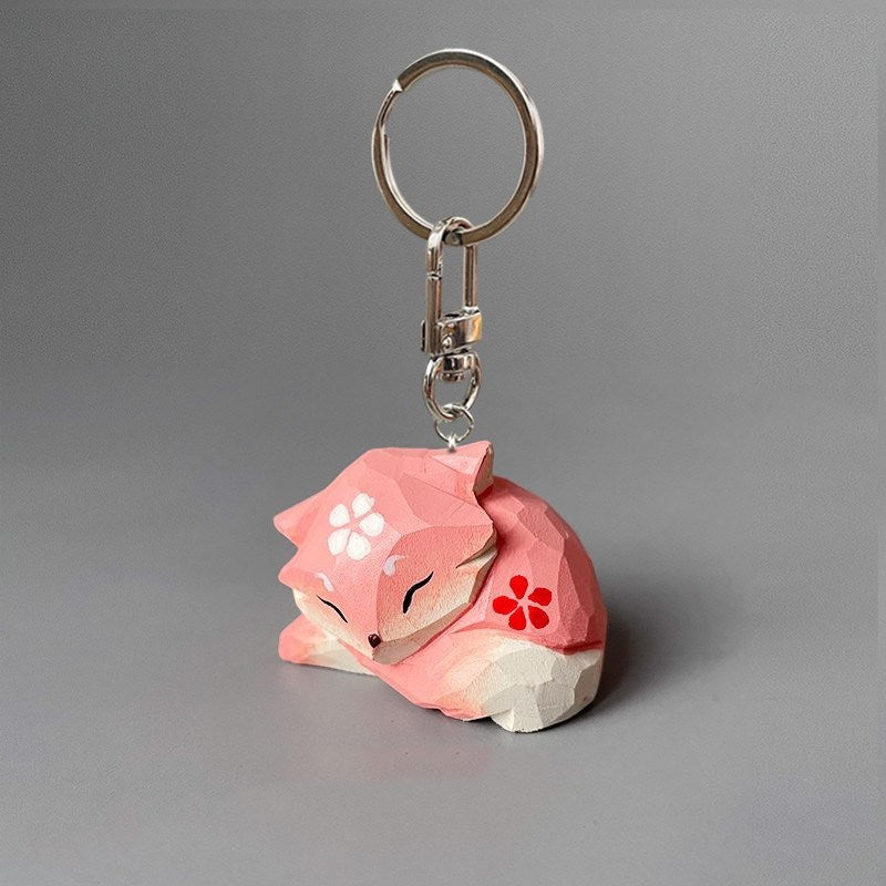 Bag Pendant Presents Peach Blossom To