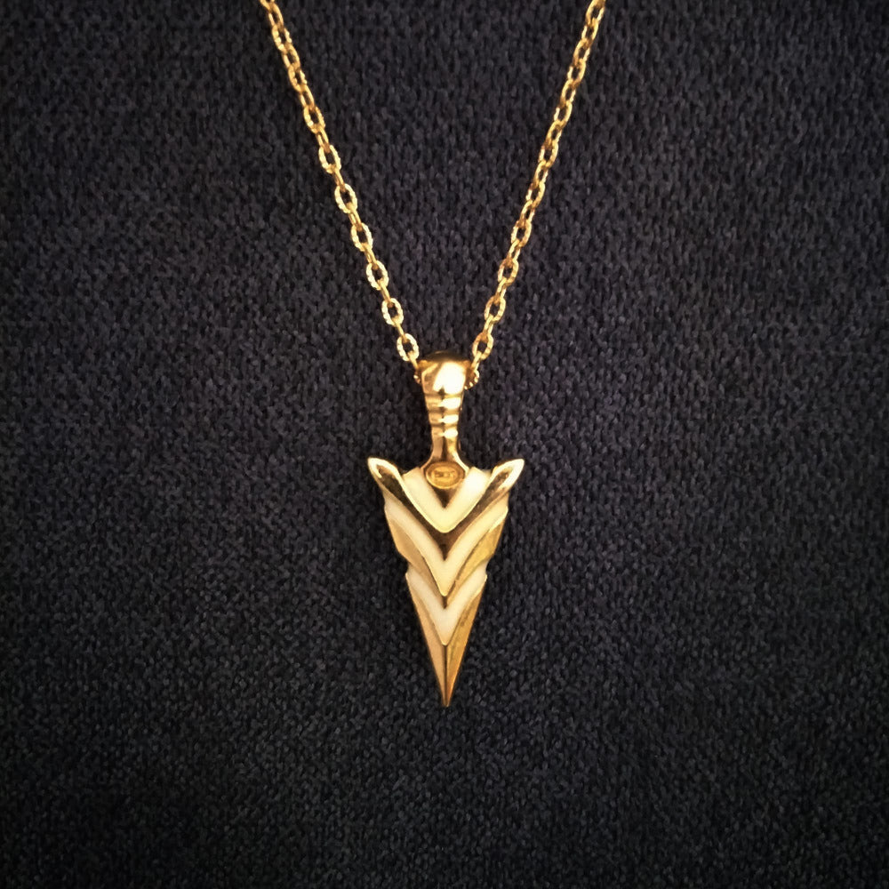 Luminous Arrow Necklace Vintage Light-emitting Pendant