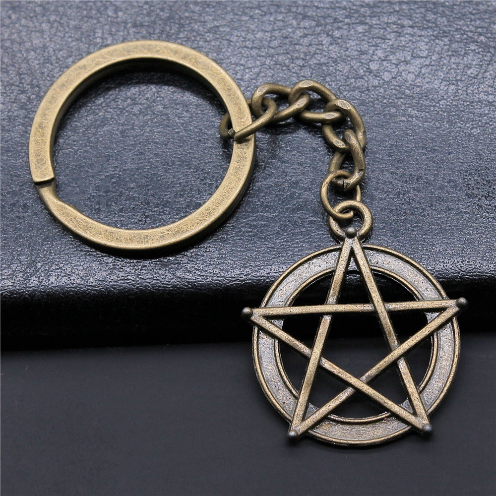 Five-pointed Star Pendant Keychain Pendant