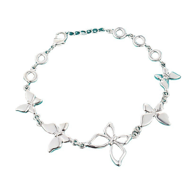 Retro Light Luxury Hollow Butterfly Bracelet