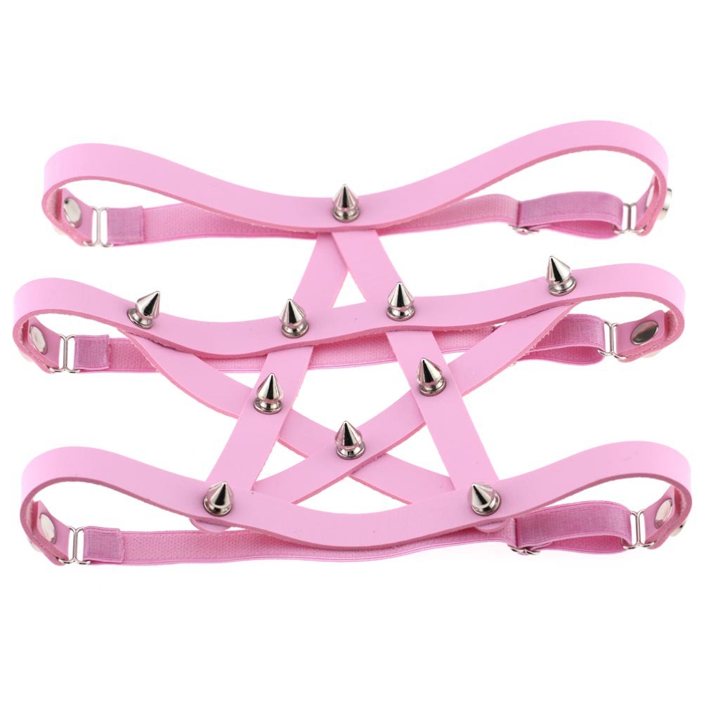 Lolita Gothic Punk Leather Leg Ring Sling