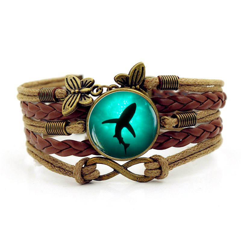 Shark Time Stone Bracelet