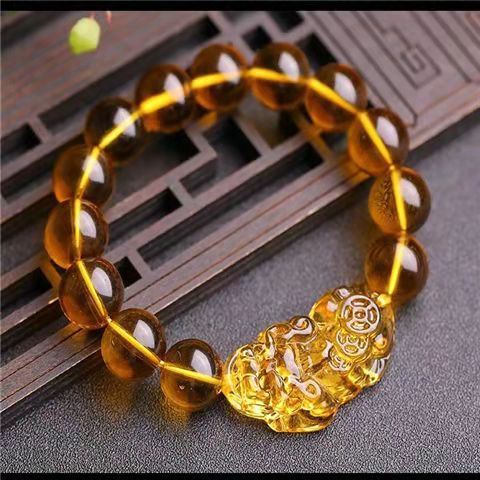 Citrine Pixiu Bracelet For Men And Women